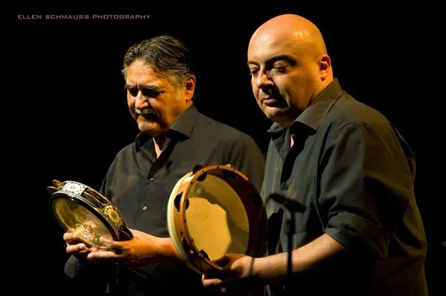 Andrea Piccioni with Glen Velez