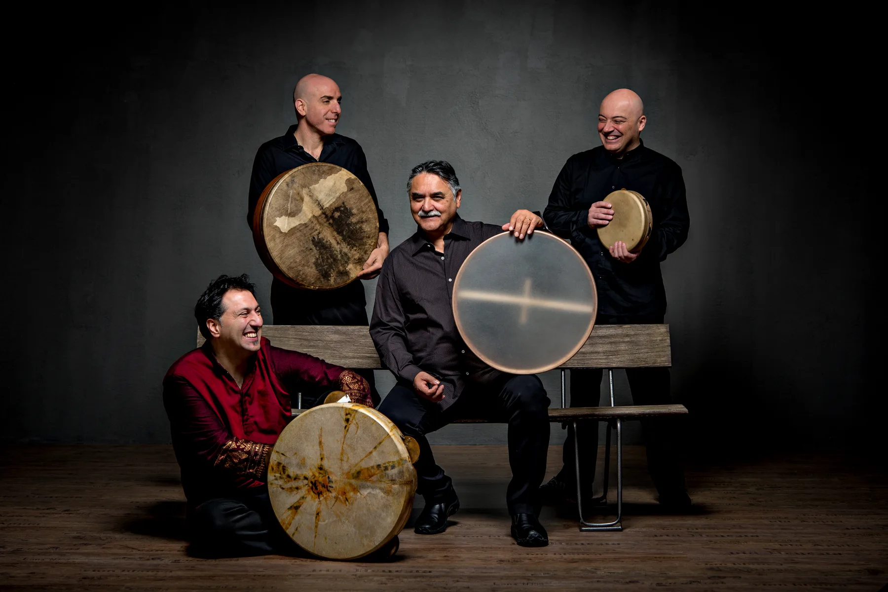Masters of Frame Drums: Glen Velez, Zohar Fresco, Murat Coşkun e Andrea Piccioni