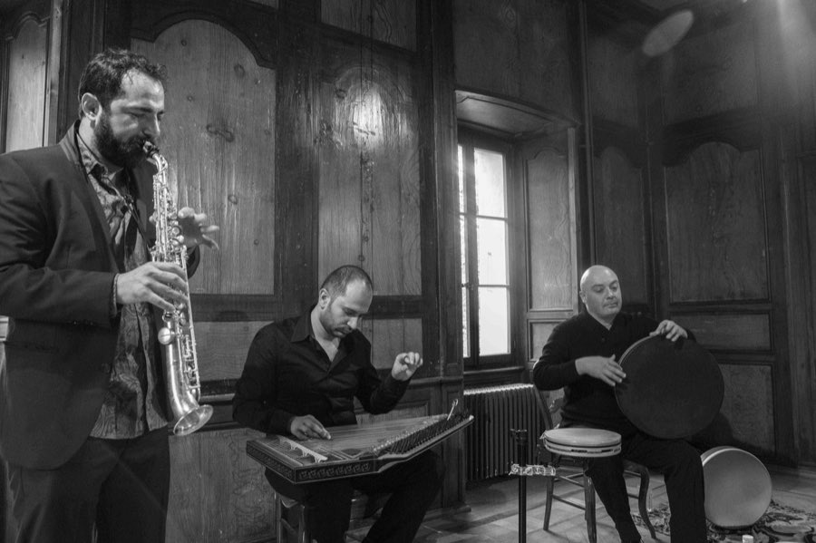 Andrea Piccioni con il Soriana Project di Basel Rajoub