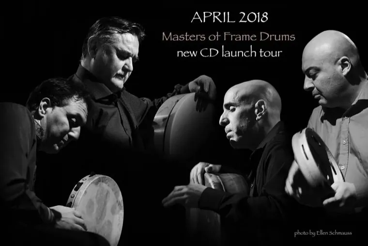 Masters of Frame Drums, CD launch tour, 2018