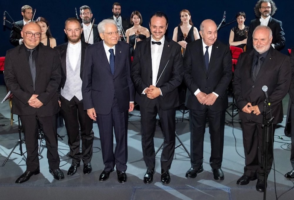 Palazzo del Quirinale, 26 maggio 2022 — con il Presidente della Repubblica Sergio Mattarella e il Presidente della Repubblica Algerina Abdelmadjid Tebboune