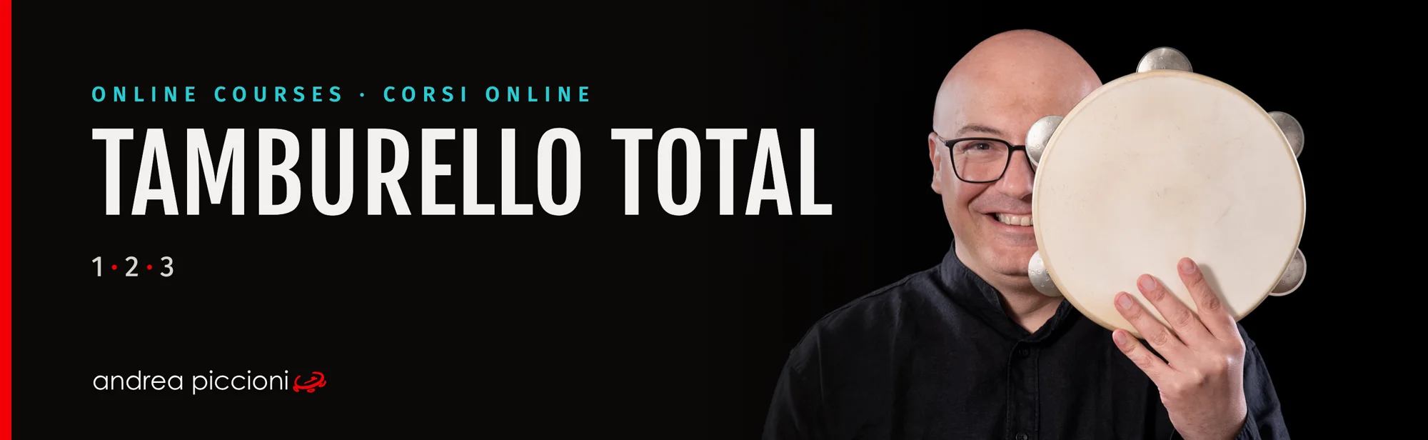 Tamburello Total, the online courses by Andrea Piccioni